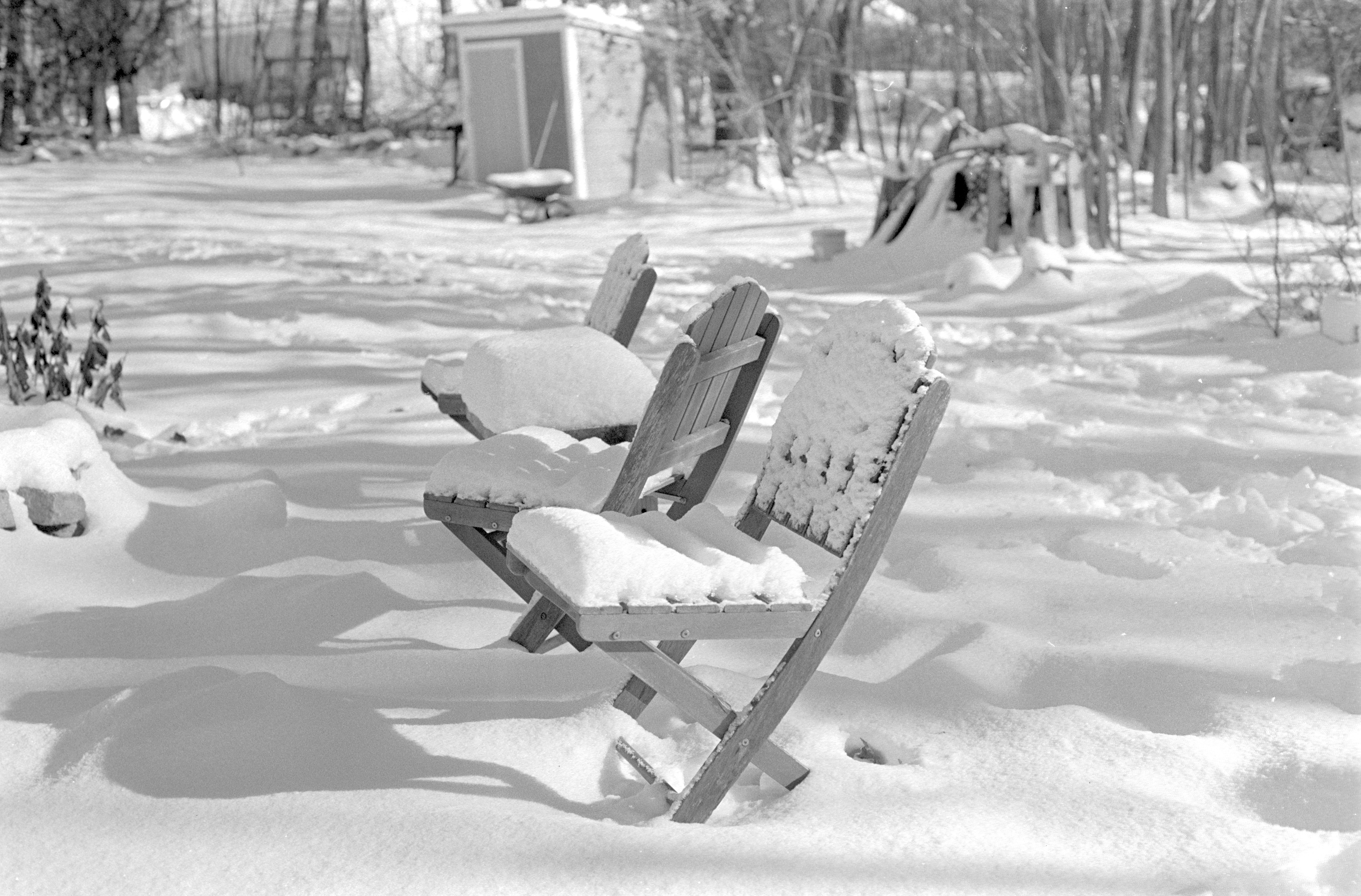 Snowy Chairs